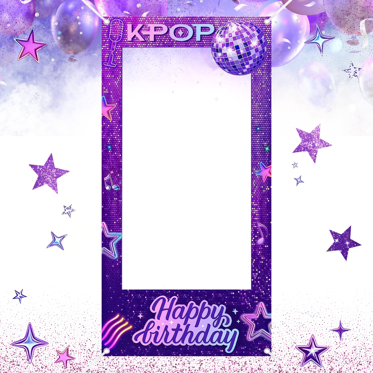 Photo Booth Frame - 1 pièce, toile de fond pour