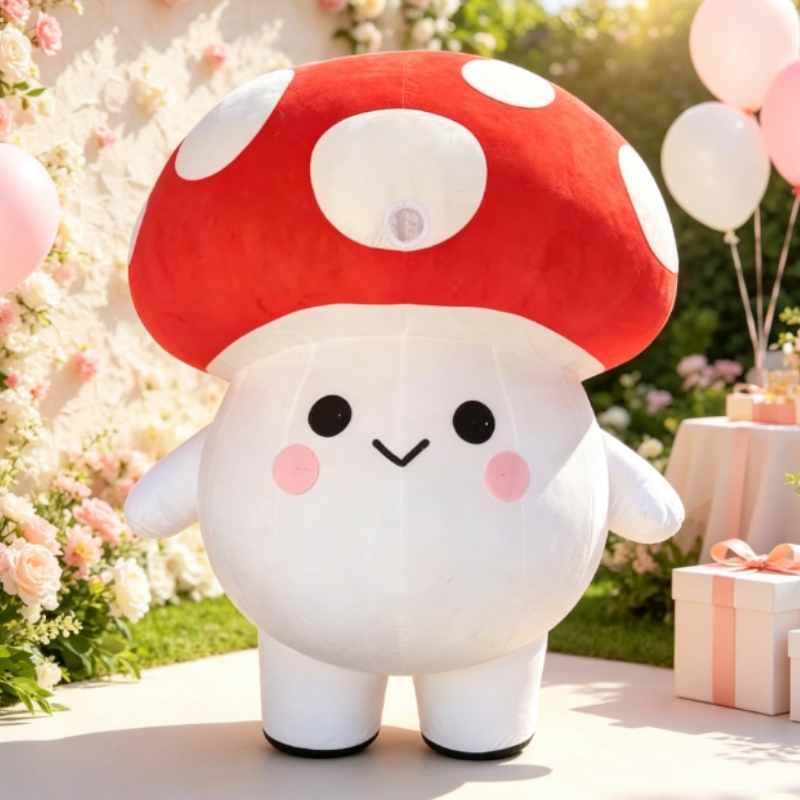 Event & Party Supply - Costume de mascotte de champignon gonflable,