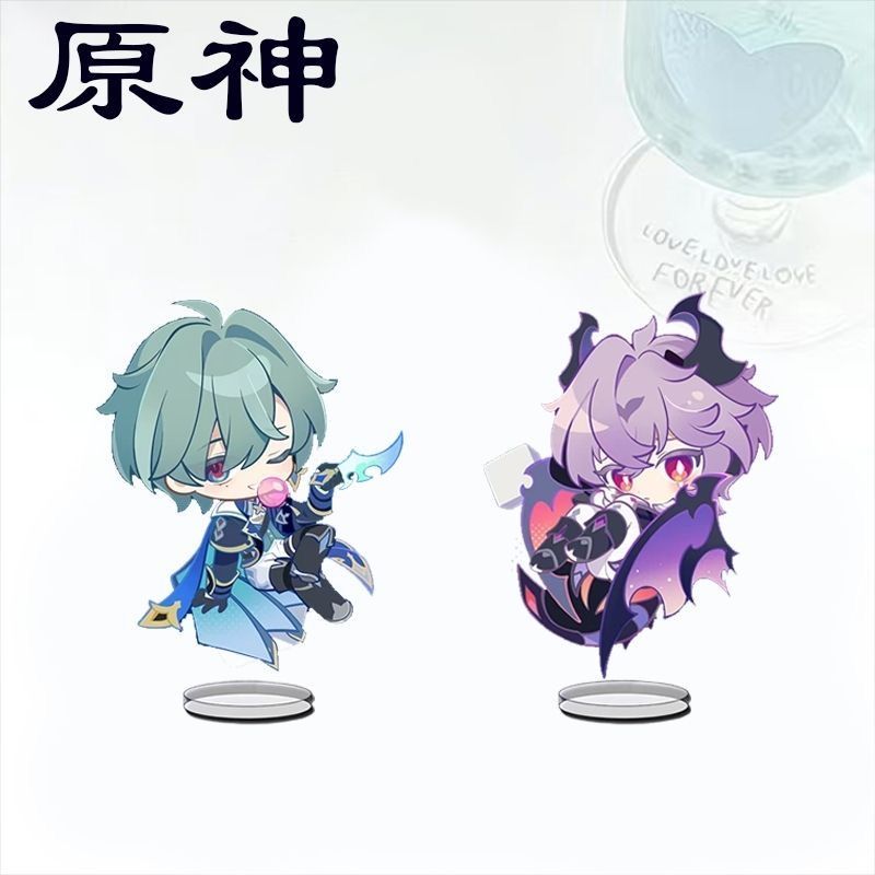 Event Supplies - Figurine d'anime Q-version Genshin Impact Lohen