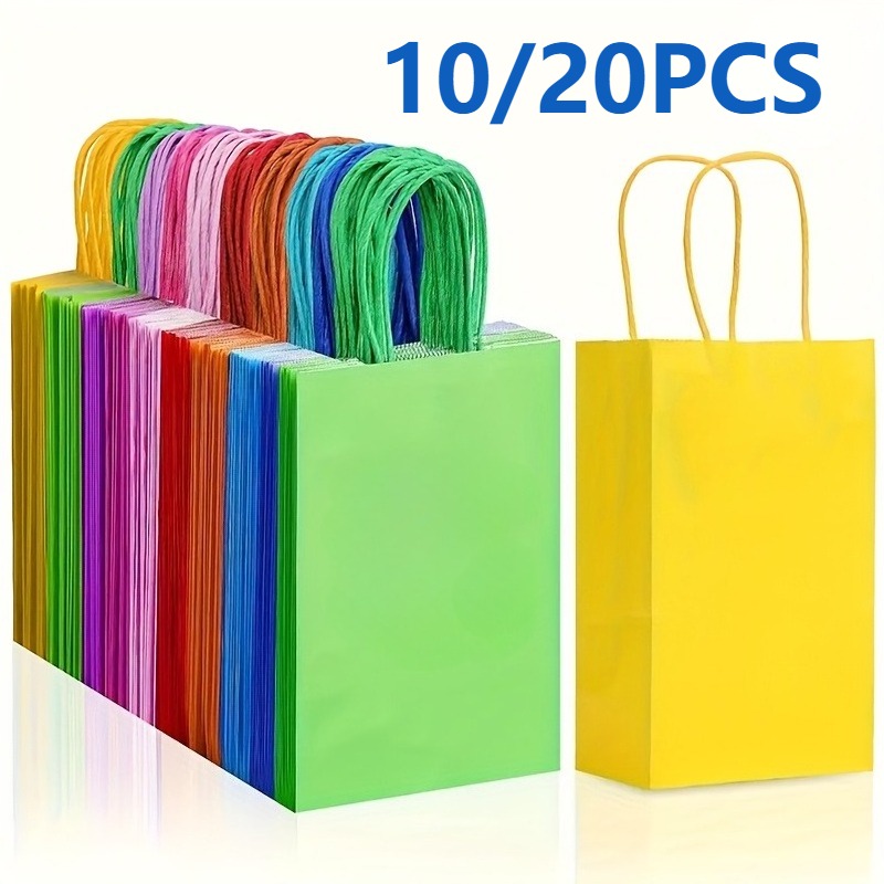 Event Party Shop - Sacs en papier Kraft colorés, plusieurs