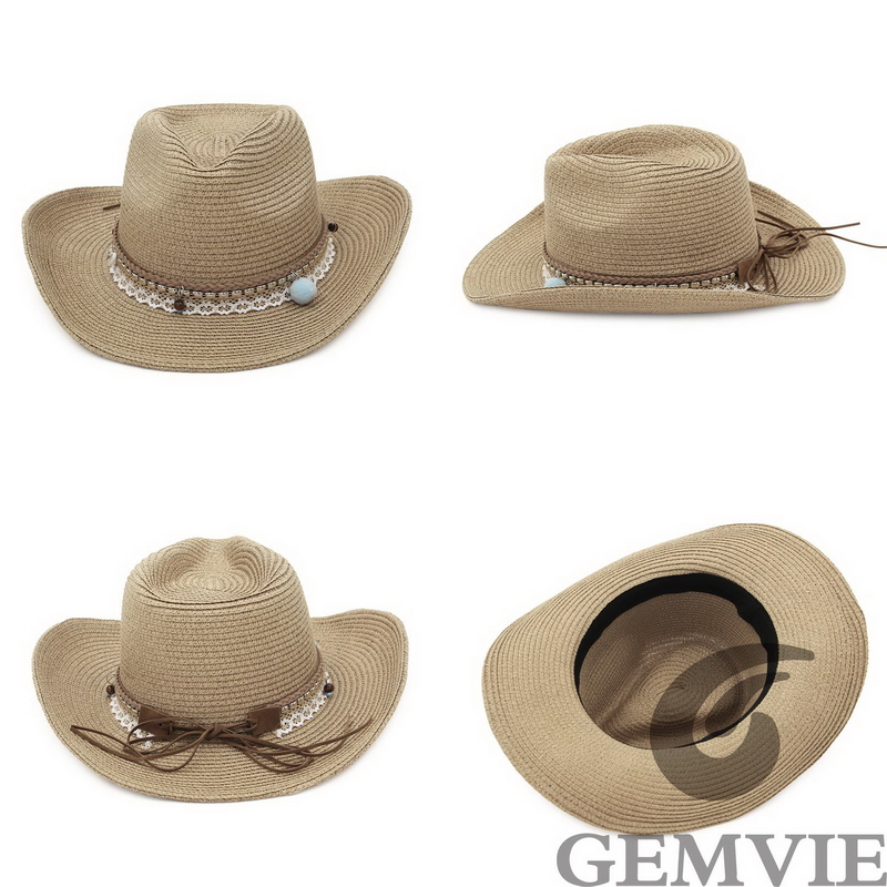 GEMVIE Chapeau de paille rétro - Paper Straw Color avis et prix