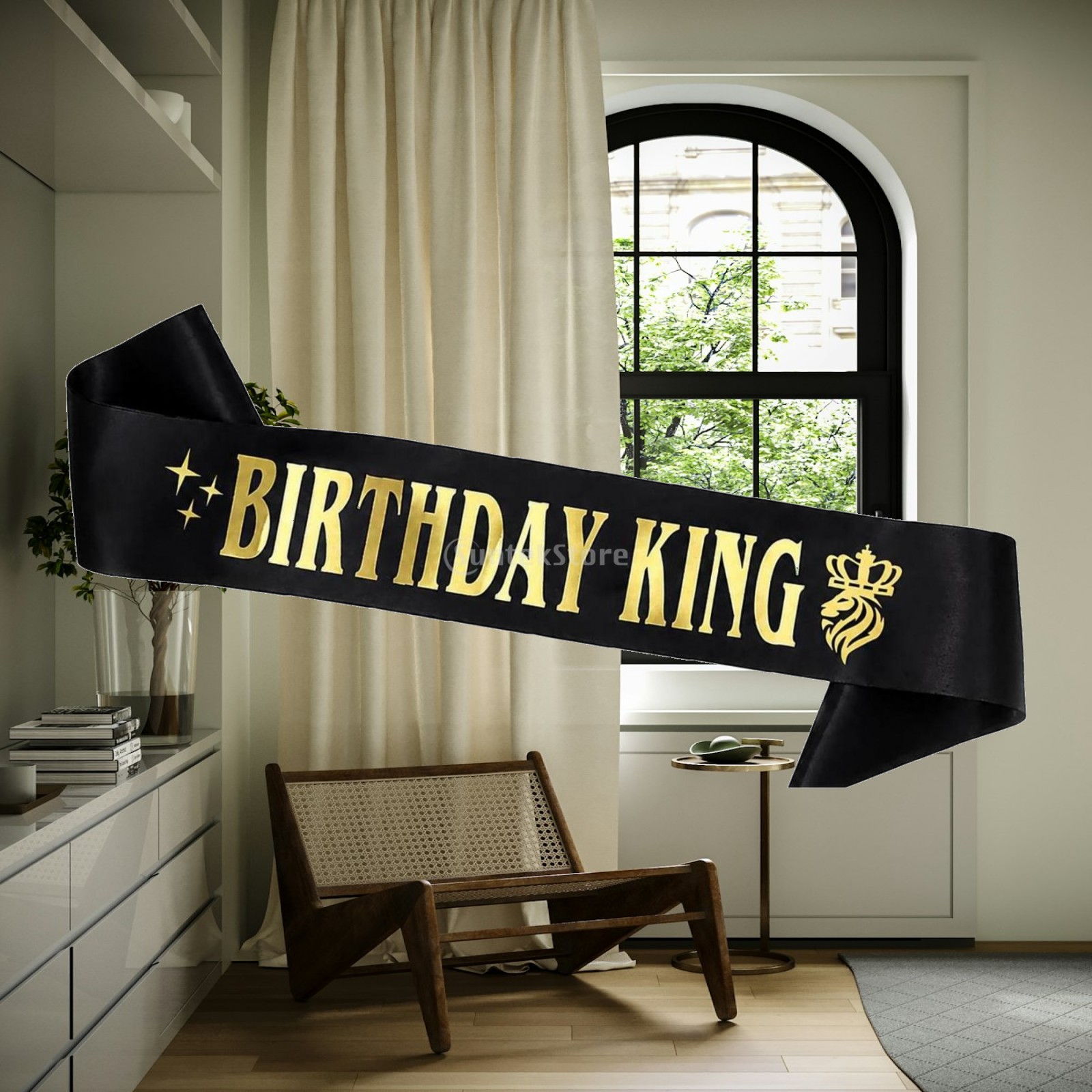 Couronne de fête scintillante, - Birthday Sash Glitter avis et prix