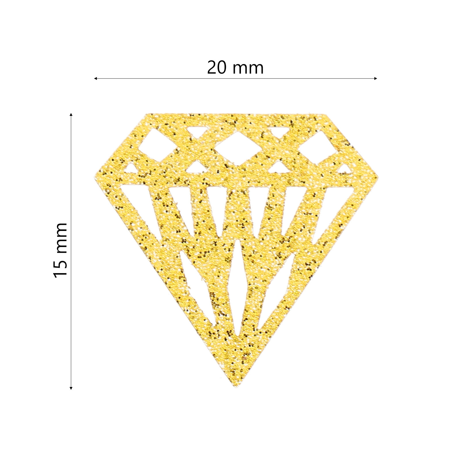 300 pièces de confettis en for - Papercraft Supply Confetti avis et prix