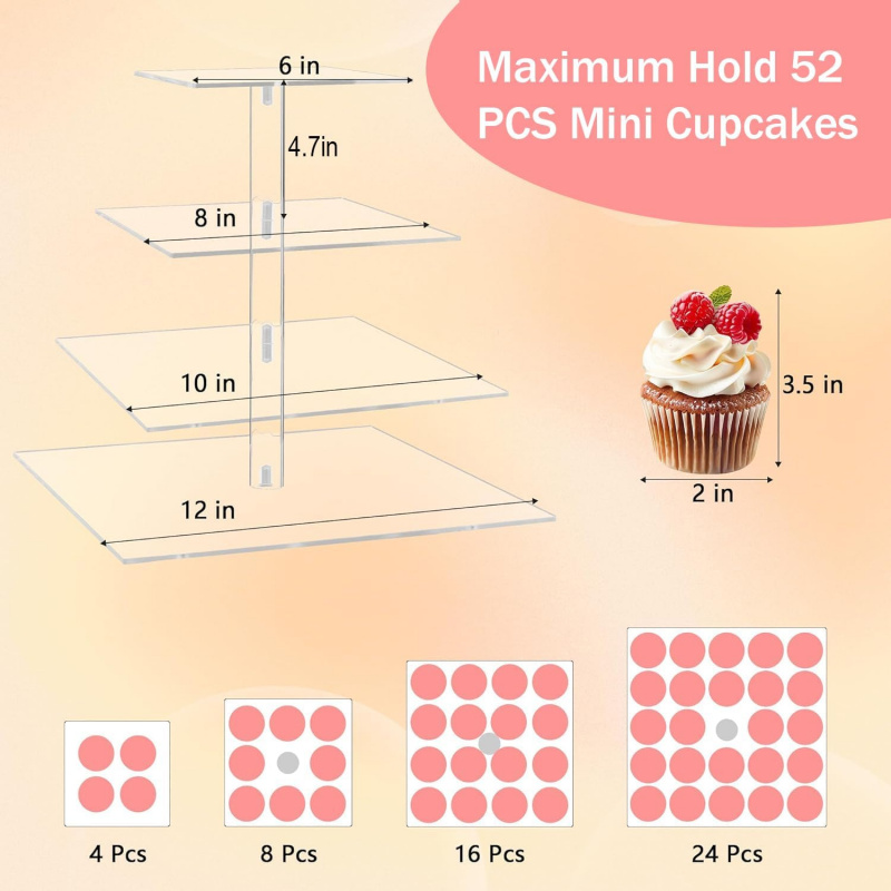YestBuy Support à cupcakes en  - Cupcake Stand Tier avis et prix