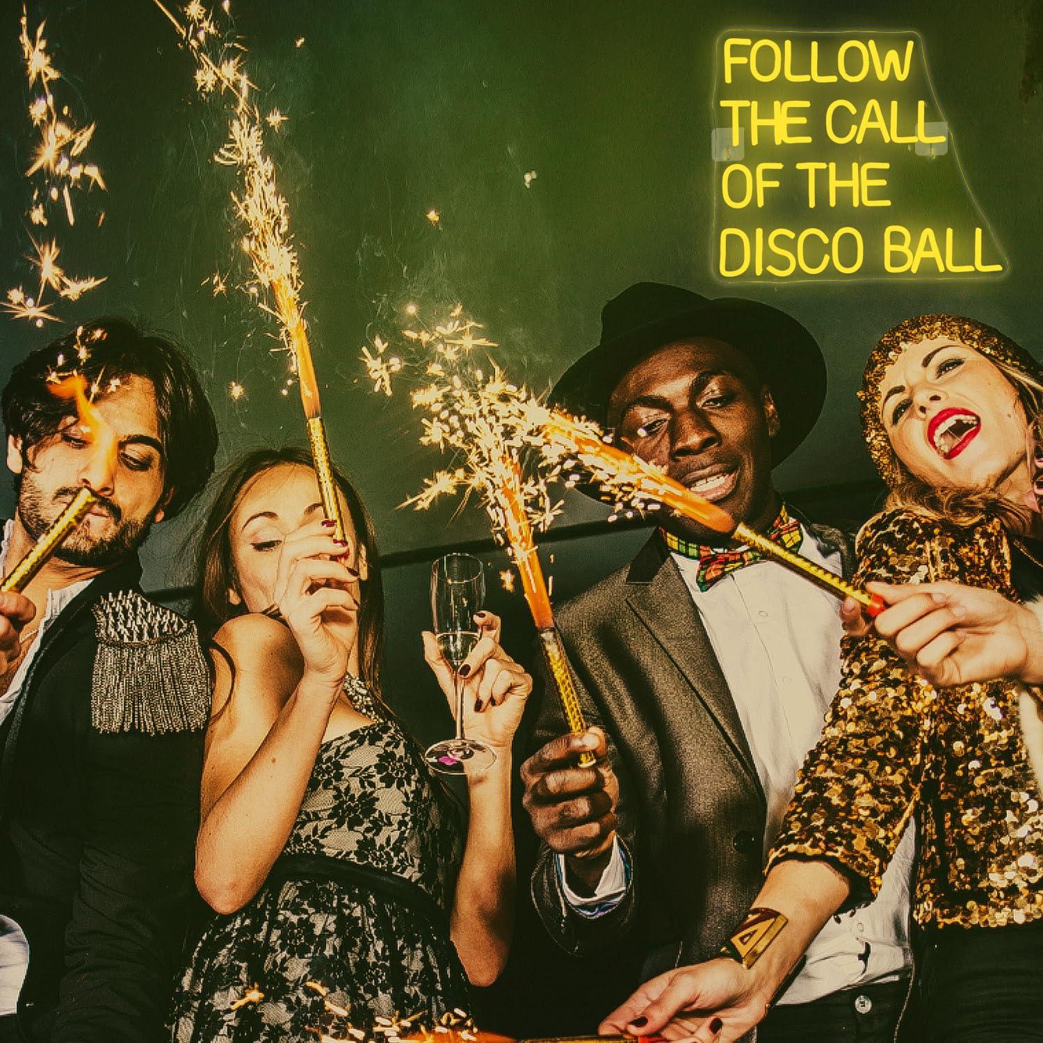 Suivez l'appel de la boule dis - Neon Sign Party avis et prix