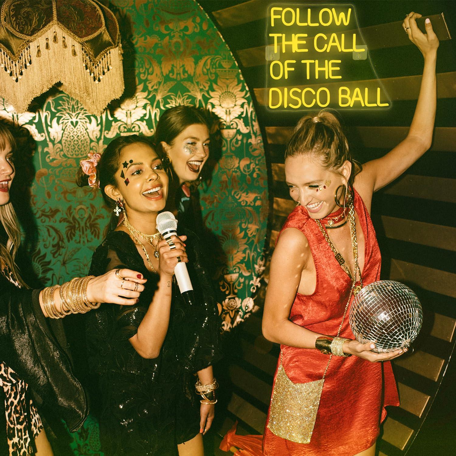 Suivez l'appel de la boule dis - Neon Sign Party avis et prix