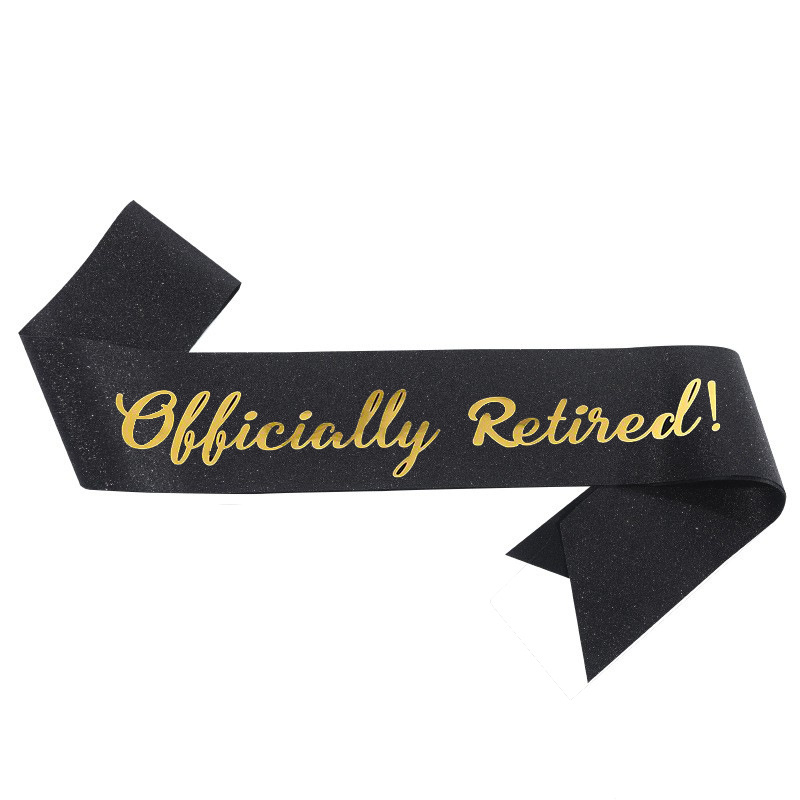 Ceinture à la retraite officie - Birthday Sash Glitter avis et prix