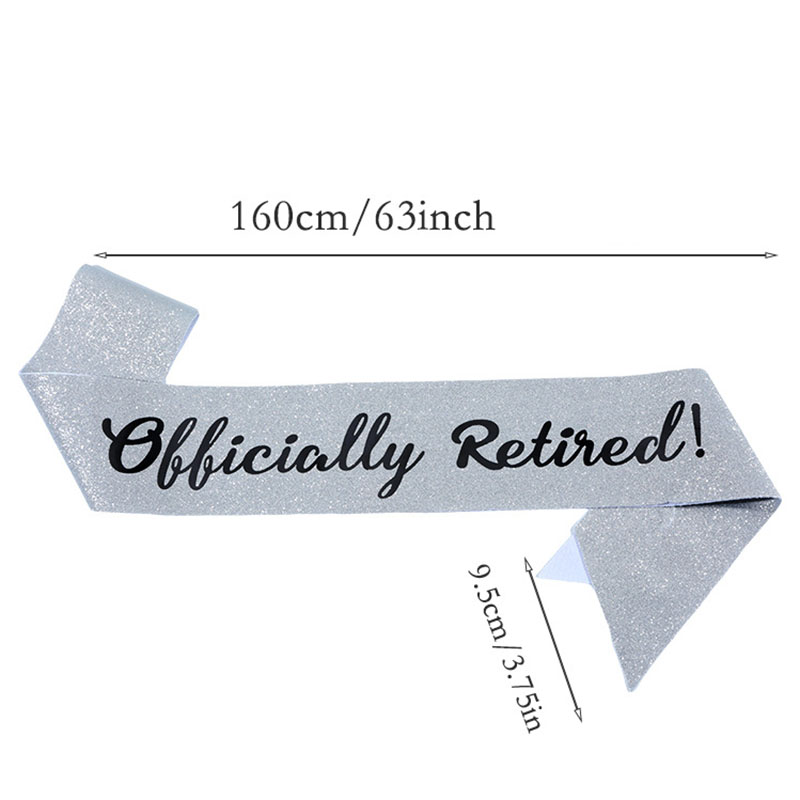 Ceinture à la retraite officie - Birthday Sash Glitter avis et prix