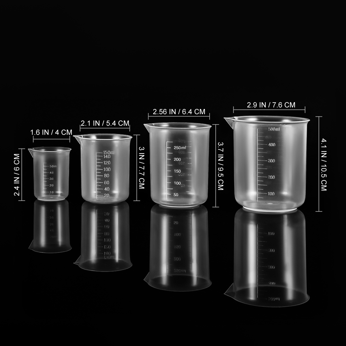 Bécher doseur en plastique Tra - Plastic Cup 50Pcs avis et prix
