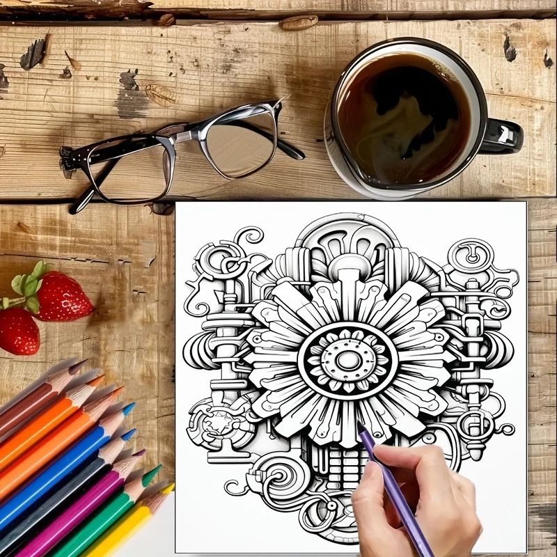 Livre de coloriage Steampunk F - Event Supplies avis et prix